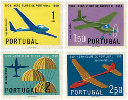 69272 MNH PORTUGAL 1960 50 ANIVERSARIO DEL AEROCLUB DE PORTUGAL - Autres & Non Classés