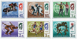 64057 MNH HUNGRIA 1969 PENTATHLON MODERNO - Unused Stamps