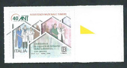 Italia 2018; ANT-Assistenza Nazionale Tumori. 40° Anniversario. Bordo Destro. - 2011-20: Mint/hinged