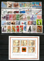 7067 Deutschland Germany-West 1982 Postfrisch Kpl - Unused Stamps
