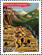 221971 MNH ANDORRA. Admón Francesa 2008 ROMANIZACION. EL ROC D'ENCLAR - Otros & Sin Clasificación