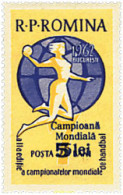 61897 MNH RUMANIA 1962 VICTORIA RUMANA EN EL TORNEO EUROPEO DE FUTBOL JUVENIL - Otros & Sin Clasificación