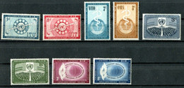 V -Nations Unies - United Nations (New York) - Année 1956 - N°40/47 - NSC ** - Unused Stamps