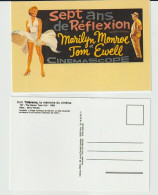 MARILYN MONROE Postcard Publicidad 2 - Publicité