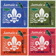 38553 MNH JAMAICA 1977 6 JAMBOREE DEL CARIBE EN JAMAICA - Jamaique (1962-...)