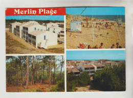 CPSM SAINT HILAIRE DE RIEZ (Vendée) - MERLIN PLAGE : 4 Vues - Saint Hilaire De Riez