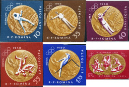 15288 MNH RUMANIA 1961 16 JUEGOS OLIMPICOS VERANO MELBOURNE 1956 - 17 JUEGOS OLIMPICOS VERANO ROMA 1960 - Otros & Sin Clasificación