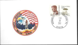 US Space Cover 1990. Atlantis STS-36 Launch. KSC - United States