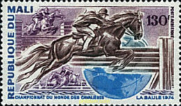 52803 MNH MALI 1974 CAMPEONATO MUNDIAL DE HIPICA - Mali (1959-...)