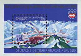 73224 MNH ALEMANIA DEMOCRATICA 1975 12 JUEGOS OLIMPICOS INVIERNO INNSBRUCK 1976 - Ungebraucht