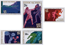 65555 MNH COOK Islas 1974 10 JUEGOS DE LA COMMONWEALTH - Cookeilanden