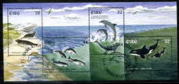 IRLAND Block 22, Bl.22 Canc. - Robbe, Wal, Delfin, Seal, Whale, Dolphin, Phoques, Baleine, Dauphin  - IRELAND / IRLANDE - Blokken & Velletjes