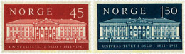 37098 MNH NORUEGA 1961 150 ANIVERSARIO DE LA UNIVERSIDAD DE OSLO - Nuovi