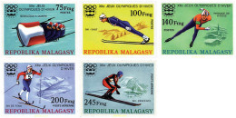 71125 MNH MADAGASCAR 1975 12 JUEGOS OLIMPICOS INVIERNO INNSBRUCK 1976 - Madagascar (1960-...)