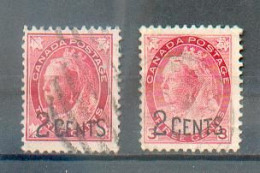 C 150 - CANADA - YT 76-77 ° Obli - Used Stamps