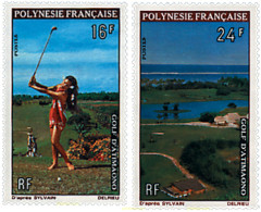 43530 MNH POLINESIA FRANCESA 1974 CAMPO DE GOLF ATIMAONO - Nuovi