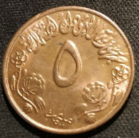 SOUDAN - SUDAN - 5 MILLIEMES 1972 ( 1392 ) - FAO - KM 53 - Soudan