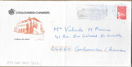 Nelle Aquitaine Entier Luquet Coulounieix-Chamiers Château Des Izards Oblitération 24 Périgueux RP 16-6-04 - Overprinted Covers (before 1995)