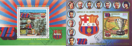 271811 USED GUINEA ECUATORIAL 1974 75 ANIVERSARIO DEL F.C.BARCELONA - Equatorial Guinea