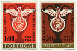 69277 MNH PORTUGAL 1963 DOBLE VICTORIA DEL BENFICA DE LISBOA EN LA COPA EUROPEA DE CLUBS CAMPEONES. - Otros & Sin Clasificación