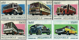 44662 MNH MOZAMBIQUE 1980 TRANSPORTES PUBLICOS EN MOZAMBIQUE - Mosambik