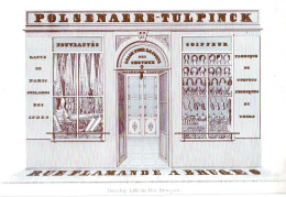 DE 1890 - Carte Porcelaine De Polsenaere-Tulpinck, Fabrique De Toupets Perruques & Tours, Bruges Imp Daveluy - Autres & Non Classés