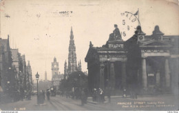 SCOTLAND - PRINCES STREET, Looking East  From R. S.A. GALLERIES EDINBURGH - PICTURE CARD 1917 ( ͡◕ ͜ʖ ͡◕) ♦ - Midlothian/ Edinburgh