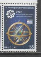 URUGUAY, 2017, MNH, CPLP,  COMMUNITY OF PORTUGUESE SPEAKING COUNTRIES, URUGUAY OBSERVING MEMBER, 1v - Autres & Non Classés