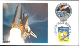 US Space NASA Postcard 1985. Atlantis STS-51J Launch KSC - USA