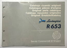 Catalogo Ricambi Originali Lamborghini Trattori - R 653 - Ed. 1987 - Other & Unclassified