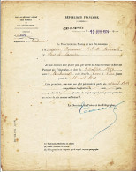 DOCUMENT POSTE JURA 1924 POSTES ET TELEGRAPHE LONS LE SAUNIER AUGMENTATION TRAITEMENT EMPLOYE POSTES MODELE 119 415 1922 - Documentos Históricos