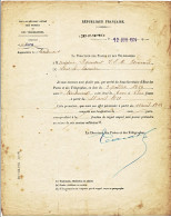 DOCUMENT POSTE JURA 1924 POSTES ET TELEGRAPHE LONS LE SAUNIER AUGMENTATION TRAITEMENT EMPLOYE POSTES MODELE 119 415 1922 - Historische Dokumente