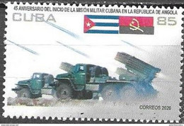 MILITARY, 2020, MNH, MILITARY MISSION IN ANGOLA, 1v - Militaria