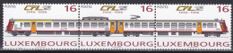 Luxemburg 1996 - Mi.Nr. 1386 - 1388 - Postfrisch MNH - Eisenbahnen Railways - Trains