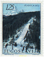 67182 MNH YUGOSLAVIA 1972 SALTOS DE ESQUI EN PLANICA - Neufs