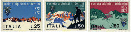 67011 MNH ITALIA 1972 CENTENARIO DE LA SOCIEDAD DE ALPINISTAS TRIDENTINOS - 1971-80: Neufs