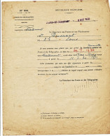 DOCUMENT POSTE JURA DOC 1930 LETTRE AUGMENTATION DE TRAITEMENT DIRECTEUR POSTES LONS LE SAUNIER - Documents Historiques