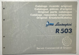 Catalogo Ricambi Originali Lamborghini Trattori - R 503 - Ed. 1987 - Andere & Zonder Classificatie