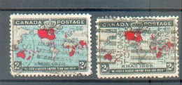 C 153 - CANADA - YT 73 Et 73a ° Obli - Used Stamps