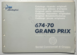 Catalogo Ricambi Originali Lamborghini Trattori - 674-70 Grand Prix - Ed. 1988 - Other & Unclassified