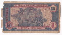 Vietnam. Viêt-Nam. 50 Dong (1946) Ho Chi Minh, Serie 064 BD  – QC 015. Vendu Dans L’état - Viêt-Nam