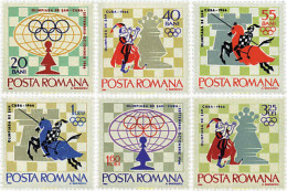 30809 MNH RUMANIA 1966 17 TORNEO INTERNACIONAL DE AJEDREZ EN LA HABANA - Otros & Sin Clasificación