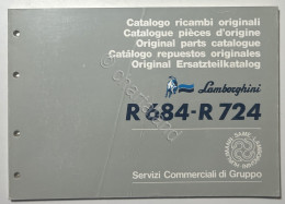 Catalogo Ricambi Originali Lamborghini Trattori - R 684 - R 724 - Ed. 1987 - Other & Unclassified