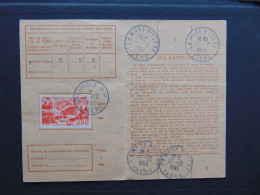 Le N°. 27 De Poste Aérienne Sur Carte D'abonnement Aux Timbres-Poste - 1927-1959 Lettres & Documents