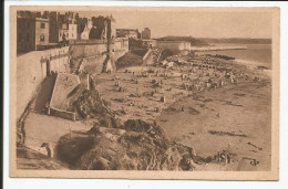 La Plage Du Bon Secours    1945     N° 208 - Saint Malo
