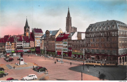 [67]  Strasbourg - La Place Kléber - Galeries Kléber # Tramway # Automobiles Cpsm PF ( ͡◕ ͜ʖ ͡◕) ♦ - Straatsburg