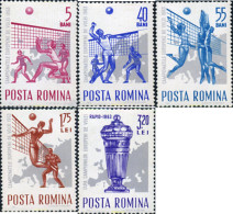 61903 MNH RUMANIA 1963 CAMPEONATOS DE EUROPA DE BALONVOLEA - Autres & Non Classés