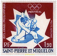 27021 MNH SAN PEDRO Y MIQUELON 1975 21 JUEGOS OLIMPICOS VERANO MONTREAL 1976 - Unused Stamps