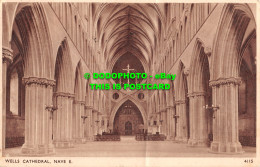 R466028 Wells Cathedral. Nave E. E. A. Sweetman. Solograph Series De Luxe Photog - Monde