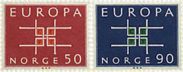 62087 MNH NORUEGA 1963 EUROPA CEPT. SIGLAS CEPT - Ungebraucht